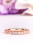 2mm Eternity Wedding Band In Rose Gold