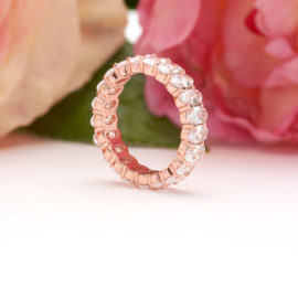 Oval Eternity Band in Rose Gold